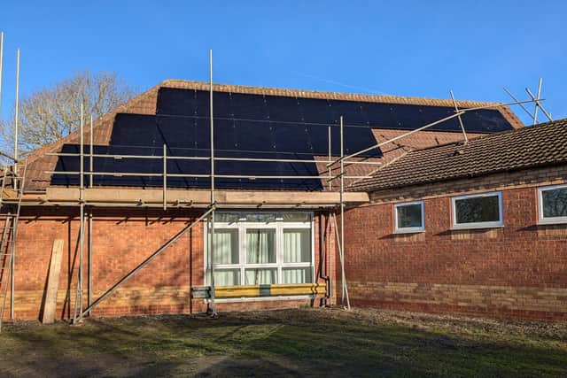 Scredington Village Hall and Playing Fields applied for funds towards installing solar panels, battery storage and an electric vehicle charging point at the local community centre.