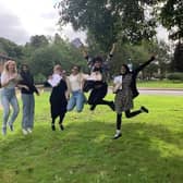 Pictured at Boston High School (from left), Keira Stevenson, Therese Chacko, Radeyah Chowdhury, Soniya Martin, Evelyn Abey, and Zahra Rizvi.