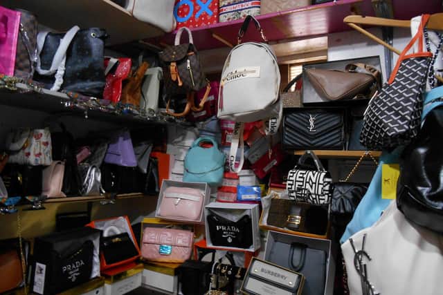 Luxury brands in the hul included Louis Vuitton, Fendi, Chloe, Prada, Chanel and Marc Jacobs