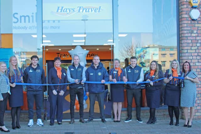 The official opening of the new Hays Travel branch in Gainsborough