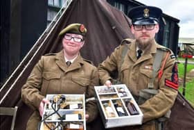 Wartime re-enactors from Thorpe Camp's 1940s day two years ago.