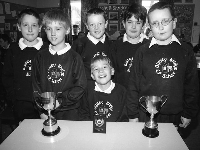 The Under 11 chess team at Gipsey Bridge Primary School after taking first place in a Lincolnshire tournament. Pictured are: Chris Legg, Owen Morgan, Ian Robinson, Sam Gowans, Michael Wilson and Luke Gilding.