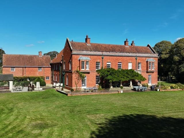 The front of the home.