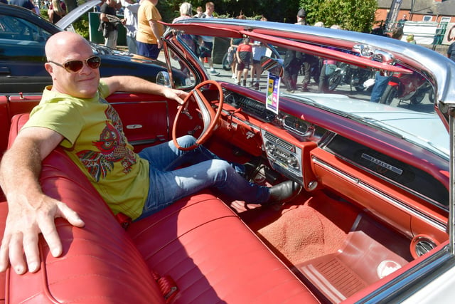 Ash Johnson of Hundleby with his 1962 Buick Invicta Convertable