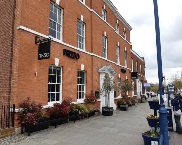 Prezzo, in Wide Bargate, Boston.