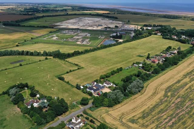 The proposed site for the nuclear waste dump.