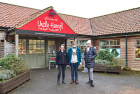 Coun Stephen Bunney, chairman of West Lindsey District Council, visited Uncle Henry's, in Gainsborough