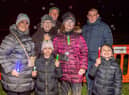The Barker and Kelsey families enjoying the fireworks.