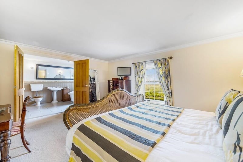 The principal bedroom and ...