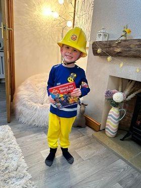 Oscar who goes to Alford Prinary School as Fireman Sam.
