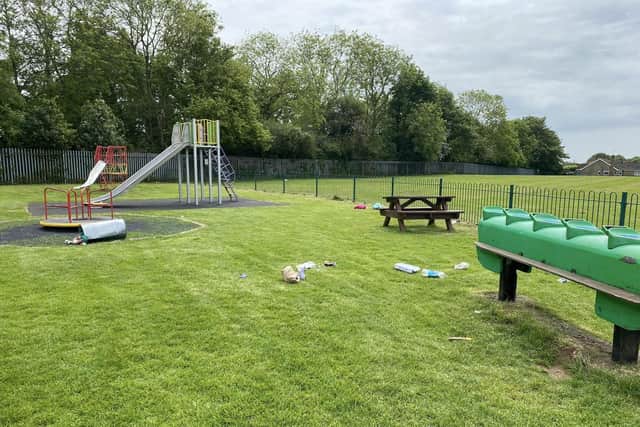 Spislby Town Council says the rubbish has now been cleared from the area.