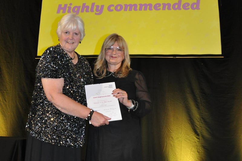 Highly Commended – Lesley Hart, Volunteer, Emergency Department (Grantham and District Hospital).