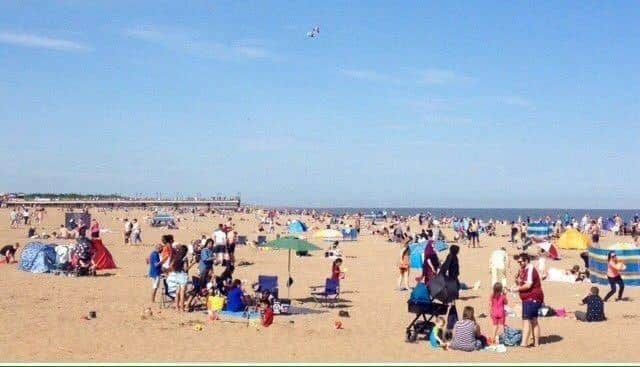 Skegness Beach.