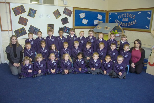 The Livingstone Lions reception class at the newly launched Boston Pioneers Free School Academy.