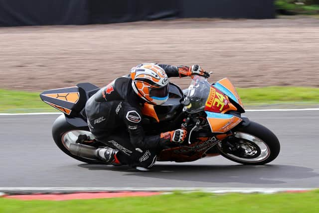 Aaron Silvester on his way to victory. Photo: MotoAero Photography.