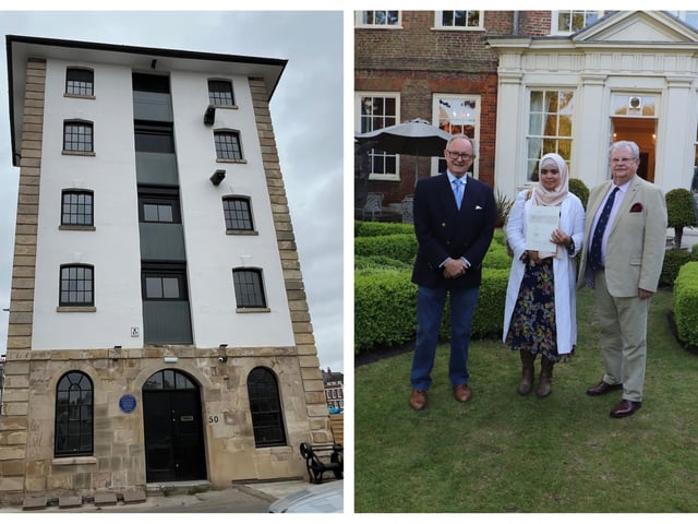 Second place went The Warehouse, in High Street. Pictured is owner Sabah Hadi.