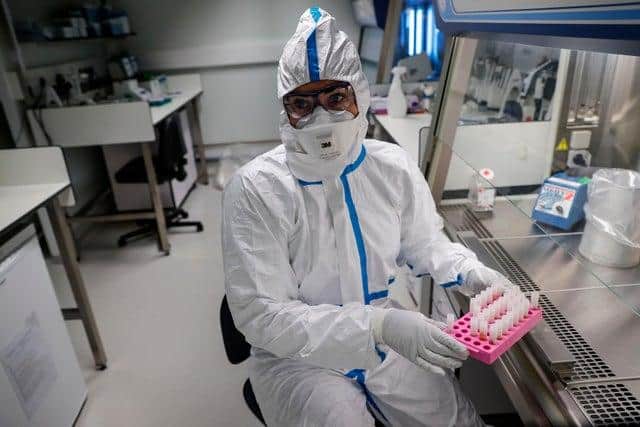 Coronavirus testing. Photo by Getty Images.