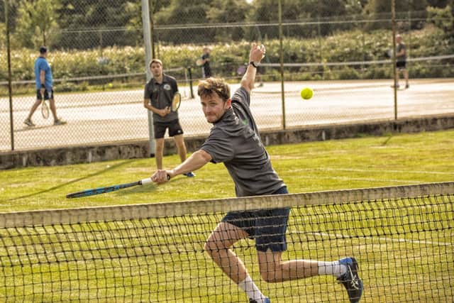 It was a busy finals day at Gainsborough Tennis Club.