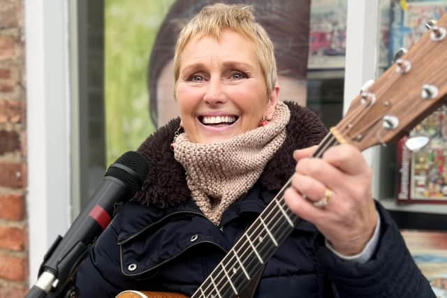 Popular busker Nicky Haxby, who will set the scene at the musical evening, hosted by Louth Male Voice Choir.