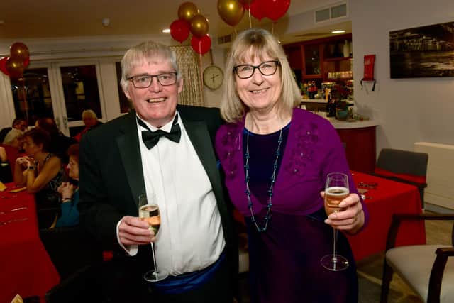 Kevin and Jane Scott at Holdingham Grange fundraising event.