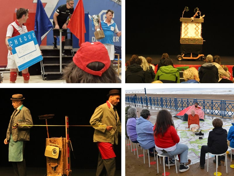 The annual SO Festival went on in spite of the weather in the Embassy Theatre, Skegness, and outside around Mablethorpe.