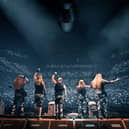 Sabaton pictured live at "The Tour To End All Tours"