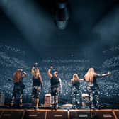 Sabaton pictured live at "The Tour To End All Tours"