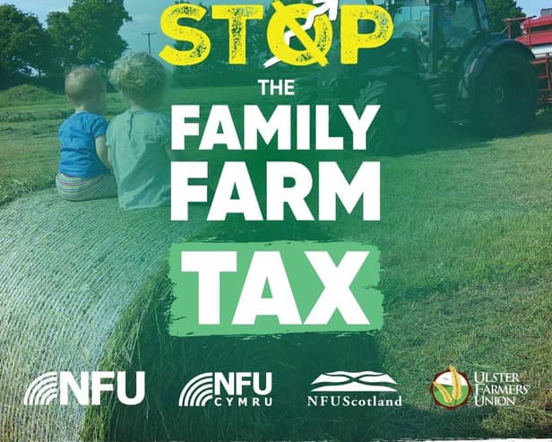 The NFU and county farmers are campaigning over the family farm tax