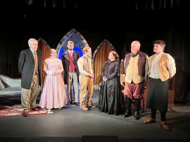 The cast of My Cousin Rachel.