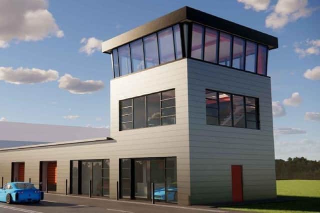 Plans for a research and development centre at Blyton Park racetrack have been submitted