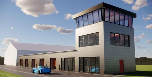 Plans for a research and development centre at Blyton Park racetrack have been submitted