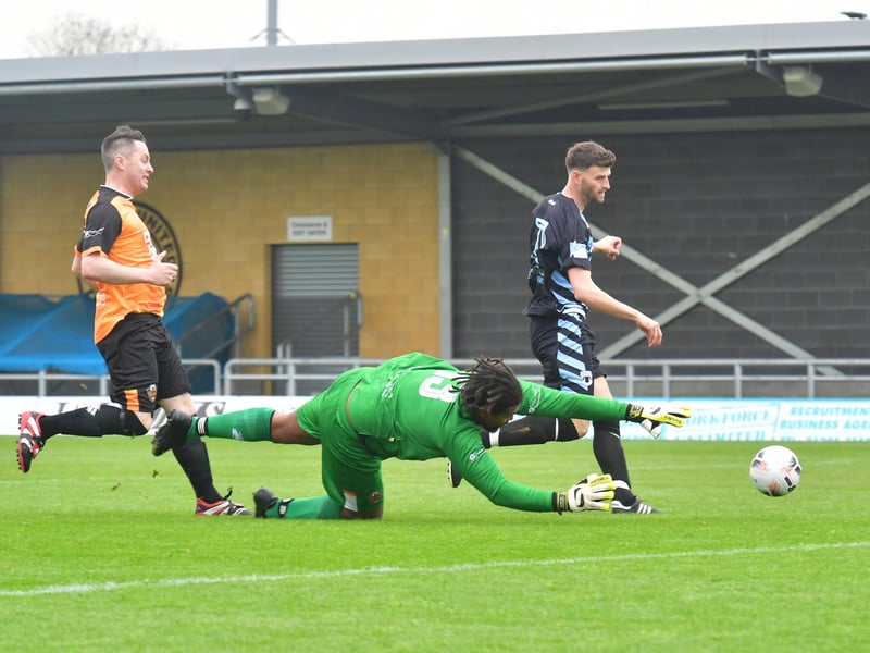 Pictured (from left) singer Paul Pashley, former QPR keeper Ray Francis, and Nathan Rippin.