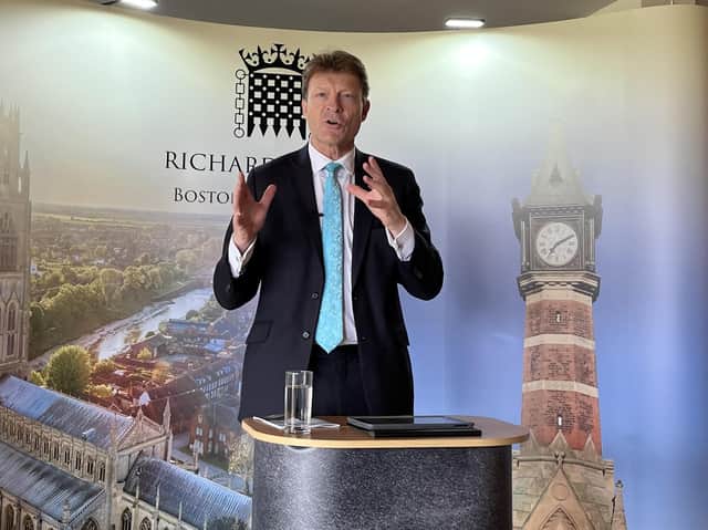 Boston and Skegness MP Richard Tice. Picture: LDRS