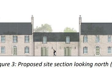 Proposed site section looking north. Image: ELDC