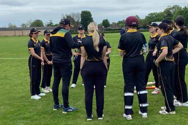 An improved pathway for female cricketers in Lincolnshire now paying dividends.