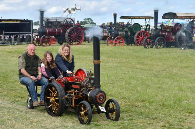 Action from the 61st annual Carrington Show at the weekend.