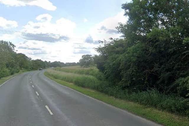 The A153, West Willoughby. Google Maps