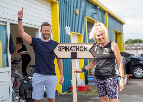 Pedal Power's Sara Richards and Ben Chapman.