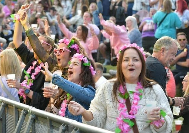 The music event is a popular annual festival.