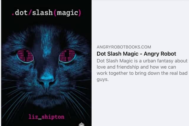 Cover art for the new book Dot Slash Magic