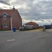 An extension is planned to the Cathedral View estate on Dunholme Road, Scothern. Access will be created through the gap between houses From planning documents. Credit: Ralph Day, Christopher Day, Catherine Meace, Rebecca Woodhouse