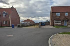 An extension is planned to the Cathedral View estate on Dunholme Road, Scothern. Access will be created through the gap between houses From planning documents. Credit: Ralph Day, Christopher Day, Catherine Meace, Rebecca Woodhouse