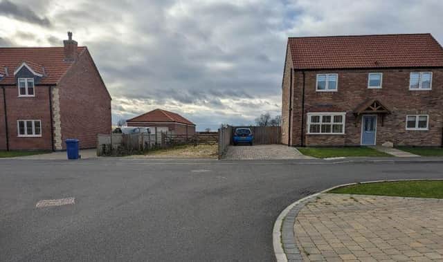 An extension is planned to the Cathedral View estate on Dunholme Road, Scothern. Access will be created through the gap between houses From planning documents. Credit: Ralph Day, Christopher Day, Catherine Meace, Rebecca Woodhouse