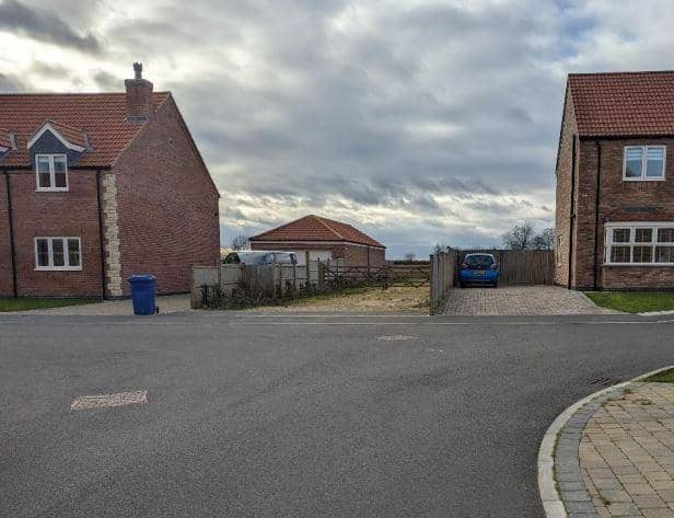 An extension is planned to the Cathedral View estate on Dunholme Road, Scothern. Access will be created through the gap between houses From planning documents. Credit: Ralph Day, Christopher Day, Catherine Meace, Rebecca Woodhouse