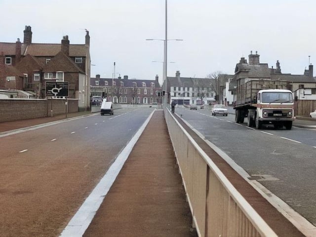 Looking back towards the Bargate roundabout.