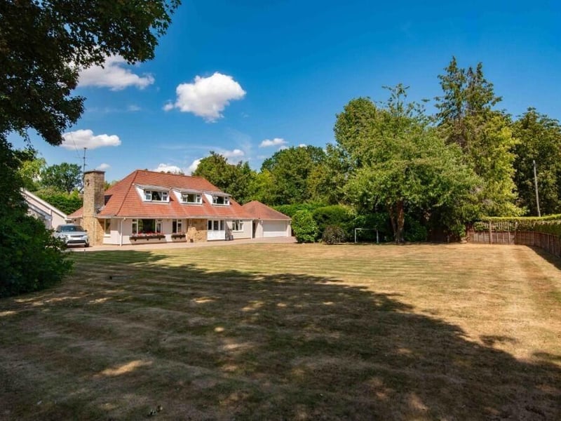 The front lawn.