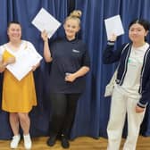 John Spendluffe Technology College in Alford celebrating their GCSE results.
