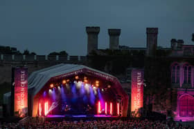The Stranglers live at Lincoln Castle.
