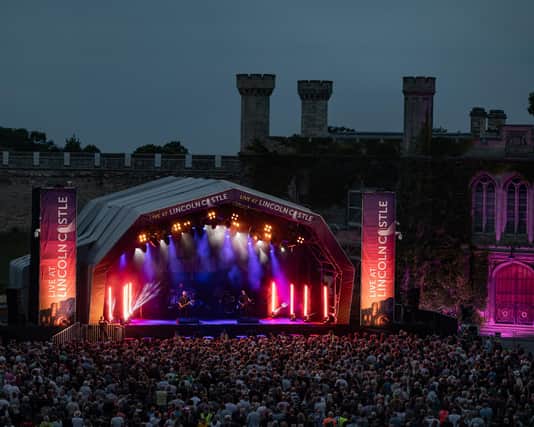 The Stranglers live at Lincoln Castle.