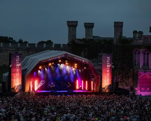 The Stranglers live at Lincoln Castle.